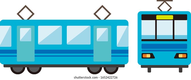 Train vector illustration, vehicle icon　