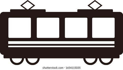 Train vector illustration, vehicle icon　