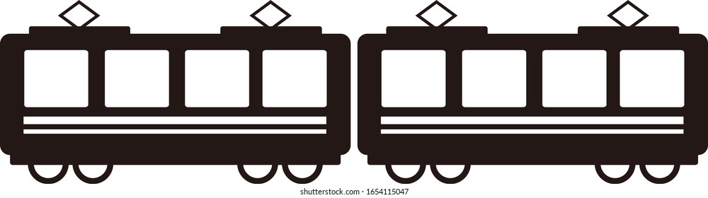 Train vector illustration, vehicle icon　