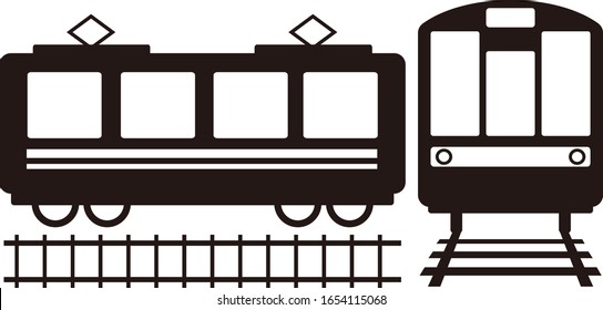 Train vector illustration, vehicle icon　