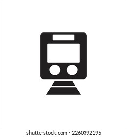 train vector line new icon