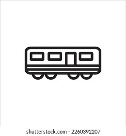 train vector line new icon