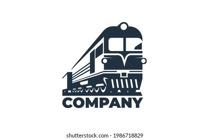 Archivo EPS 10 del logotipo del vector del tren