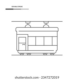 Train Vehicle Icon Vector Design. 