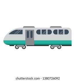 Train vehicle isolated flat