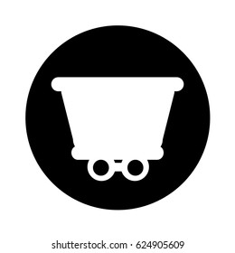 train vehicle isolated icon