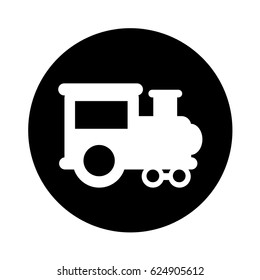 train vehicle isolated icon