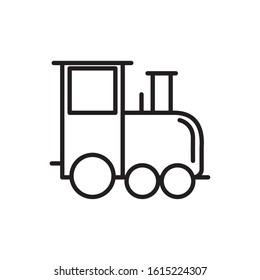 train wagon transport linear design vector illustration