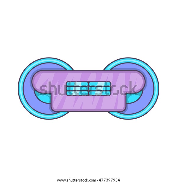 Train Wheels Icon Cartoon Style Isolated Stock Vector (Royalty Free