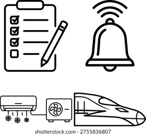 Train with wireless internet connection