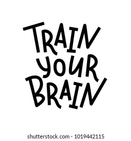 National Train Your Brain Day, idea for poster, banner, flyer or postcard  11882125 Vector Art at Vecteezy