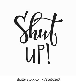 Train your brain quote lettering. Calligraphy inspiration graphic design typography element. Hand written postcard. Cute simple vector sign.