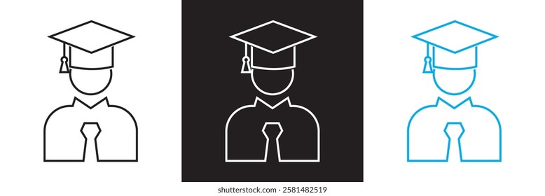 Trainee icon. Containing design trainee, professional, work, business, employee etc. isolated on white and black background. vector illustration. EPS 10