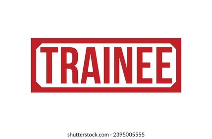 Trainee stamp red rubber stamp on white background. Trainee stamp sign. Trainee stamp.