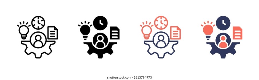 Traineeship Icon Element For Design And Vector
