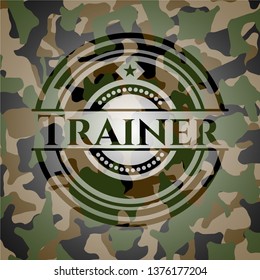 Trainer camouflaged emblem