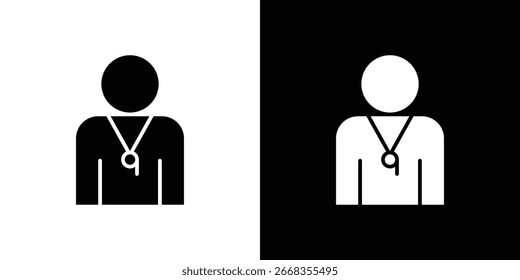 Ícone de instrutor. design gráfico símbolos vetoriais pacote