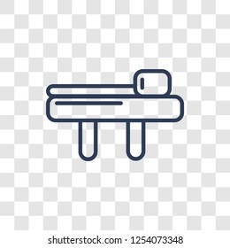 Trainer Rod icon. Trendy linear Trainer Rod logo concept on transparent background from Gym and Fitness collection