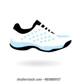 Trainers shoe  icon. Vector illustration