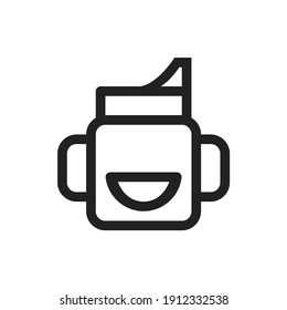 Trainig cup pixel perfect icon vector minimalist with add folder solid color. suitable for UIUX, print templete, Web design and other