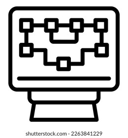Training action icon outline vector. Sport camp. Soccer player