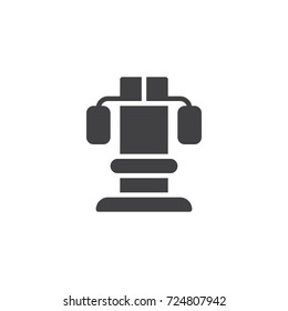 Training apparatus icon vector, filled flat sign, solid pictogram isolated on white. Symbol, logo illustration.