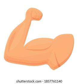 Icono del brazo de entrenamiento. Dibujo del icono del vector del brazo de entrenamiento para diseño web aislado en fondo blanco