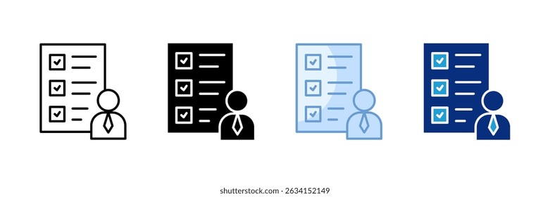 Training Assessment Icon Set Multiple Style Collection