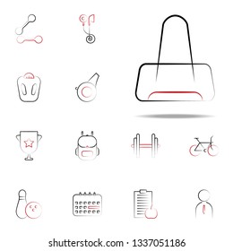 Training bag  icon. fitness icons universal set for web and mobile