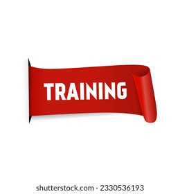 Training - banner template. E-learning Skills development