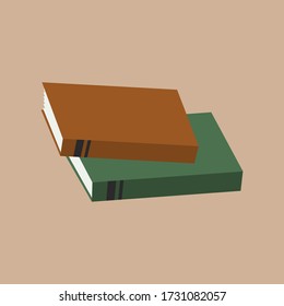 Libros de entrenamiento para el estudiante. Ilustración del vector