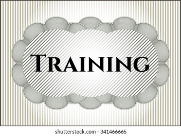 Training card or banner