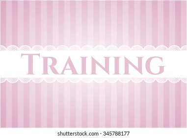 Tarjeta de entrenamiento o banner