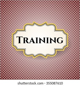Training card, poster or banner
