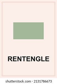Training cards with basic geometric shapes. Educational material for preschool kids