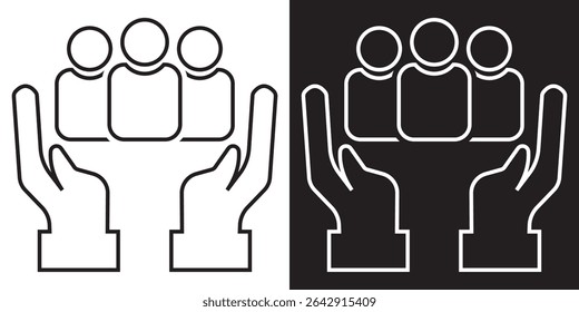 Training, coaching, conference, teamwork icon.  Vector illustration. EPS 10 AI