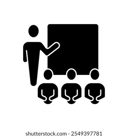 training concept line icon. Simple element illustration. training concept outline symbol design.