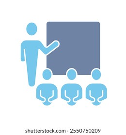Icono de línea de concepto de entrenamiento. Ilustración de elemento simple. diseño de símbolo de esquema de concepto de entrenamiento.