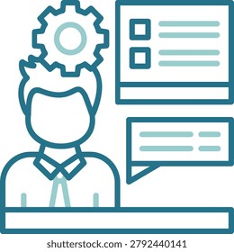 Training Creative Illustration Icon Design
