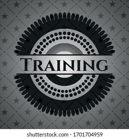 Training dark emblem. Vector Illustration. Detailed.