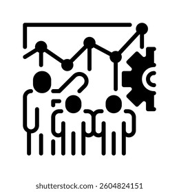 Training and Development line icon. linear style sign for mobile concept and web design. Outline vector icon. Symbol, logo illustration. Vector graphic