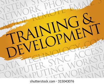 Training Development Word Cloud Concept Stock Vector (Royalty Free ...