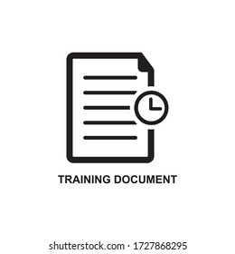 TRAINING DOCUMENT ICON , CATALOG ICON