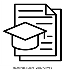 Training Document Icon Element For Design