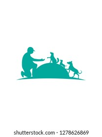 Training Dog logo template