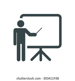 Training, Education, Presentation Icon. Vector.