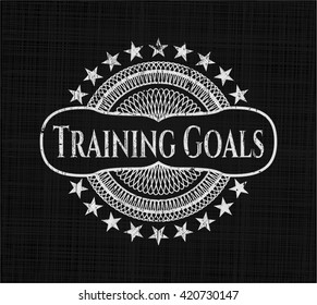 Training Goals chalk emblem