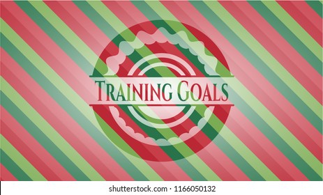 Training Goals christmas emblem.