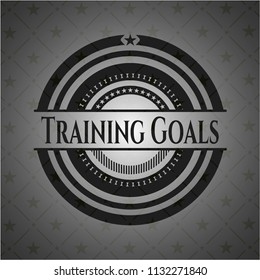 Training Goals dark badge