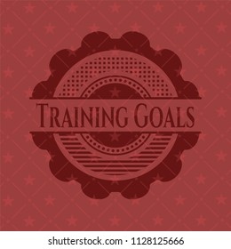 Training Goals red emblem